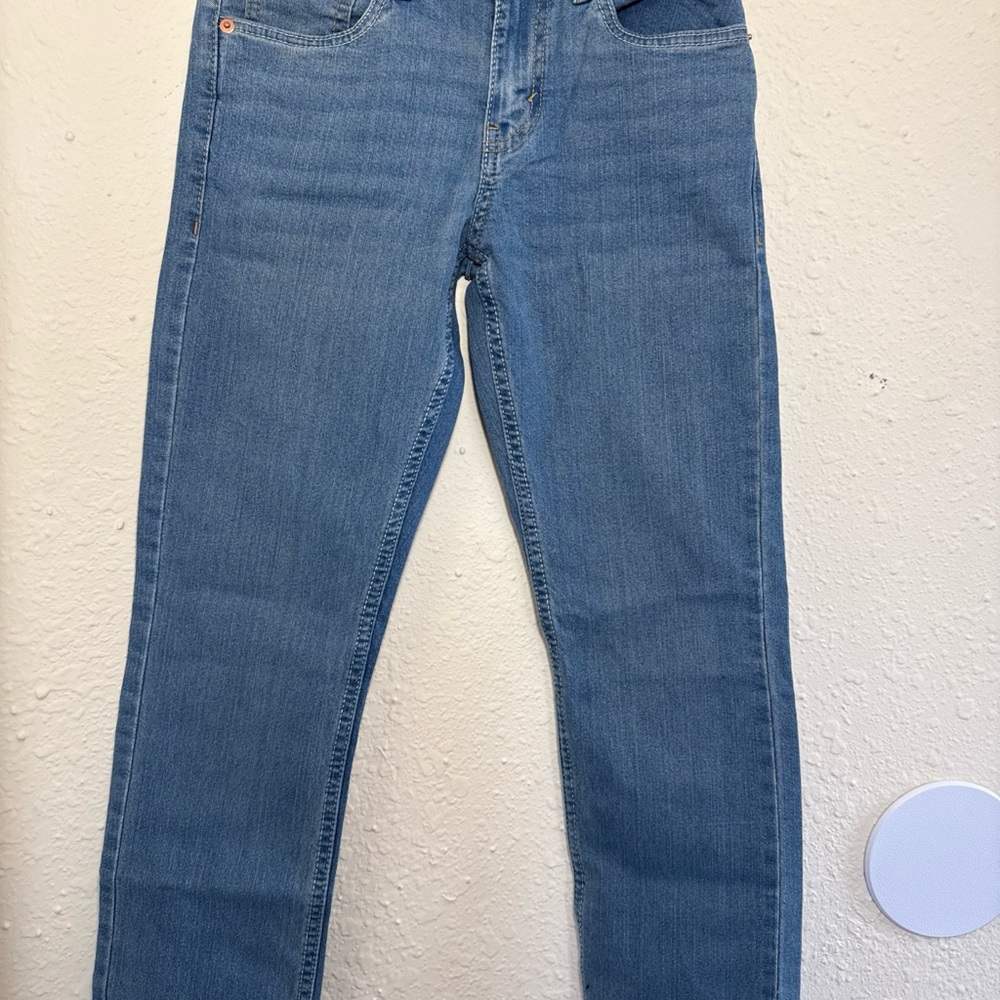 Levi's Boy 511 Slim Flex Stretch West Lake Color Jeans Size 12